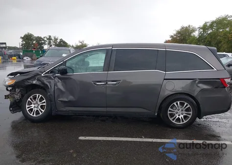 2011 Honda Odyssey Ex-L из США, поврежденный, VIN 5FNRL5H64BB083988